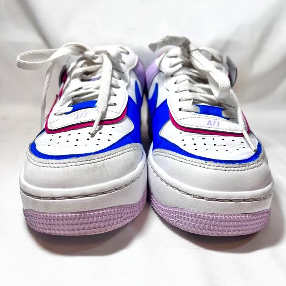 Nike Air Force1 Shadow Sz.6 Women's Alchemy Pink/Blue Sneakers- Limited Rare - Picture 13 of 16